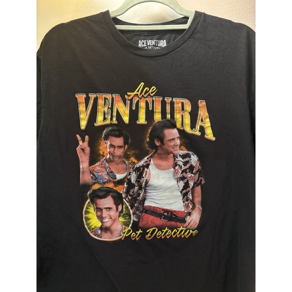 Ace Ventura Pet Detective Graphic T-Shirt Men's Size XL Used